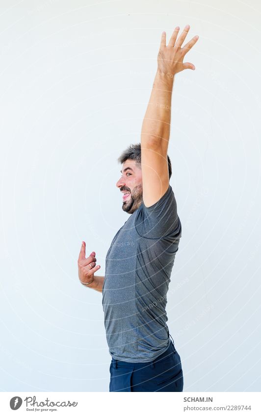 Yoga students showing different yoga poses. Arm raised Lifestyle Relaxation Sports Adults Sit Uniqueness Identity Yin Yang Yoga education adults only Balance