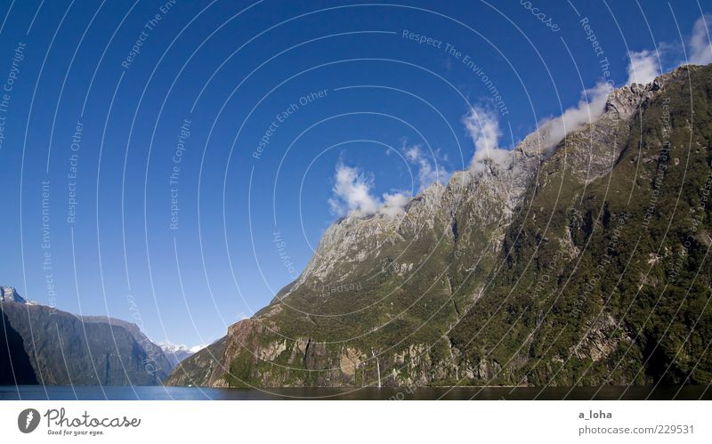 mountains* Nature Landscape Elements Air Water Sky Clouds Plant Rock Mountain Peak Coast Fjord Ocean Vacation & Travel Natural Wanderlust Loneliness Uniqueness