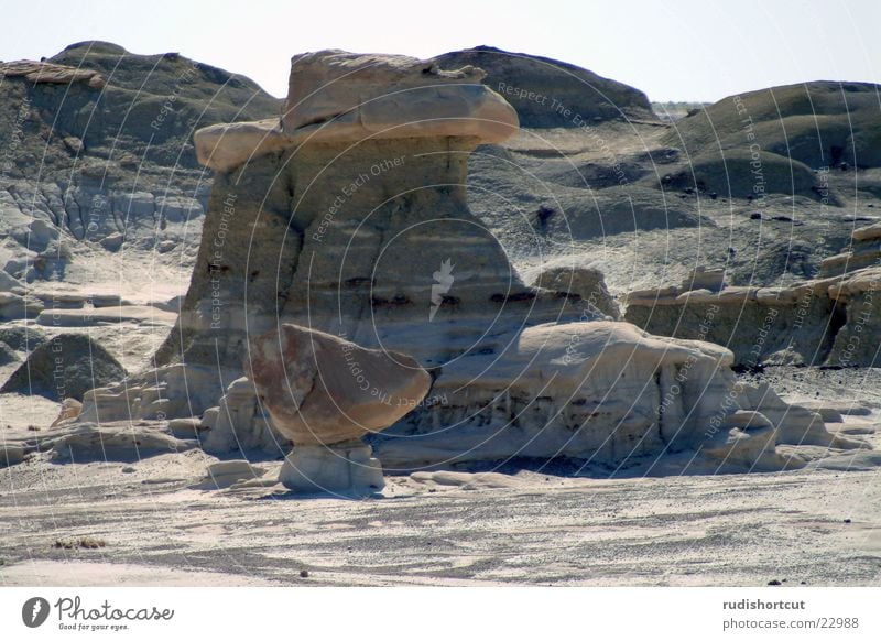 ... another shoe The Bisti Badlands New Mexico Farmington Footwear Rock formation Desert USA Stone Minerals Manitou bizarre things