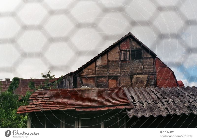 legacies House (Residential Structure) Building Facade Window Roof Decline Past Transience Change Vacancy Half-timbered facade Half-timbered house Brick