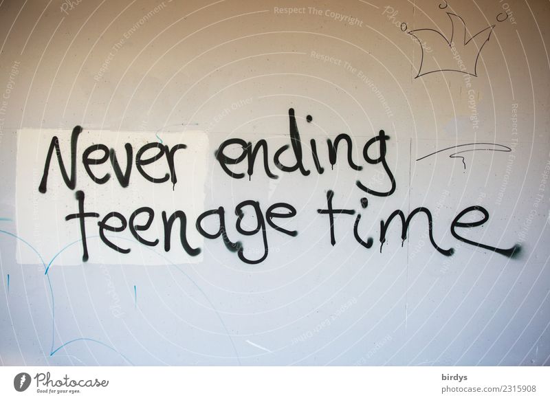 eternal youth Characters Graffiti Old Dream Authentic Emotions Optimism Hope Longing Fear of the future Senior citizen End Joie de vivre (Vitality) Ease