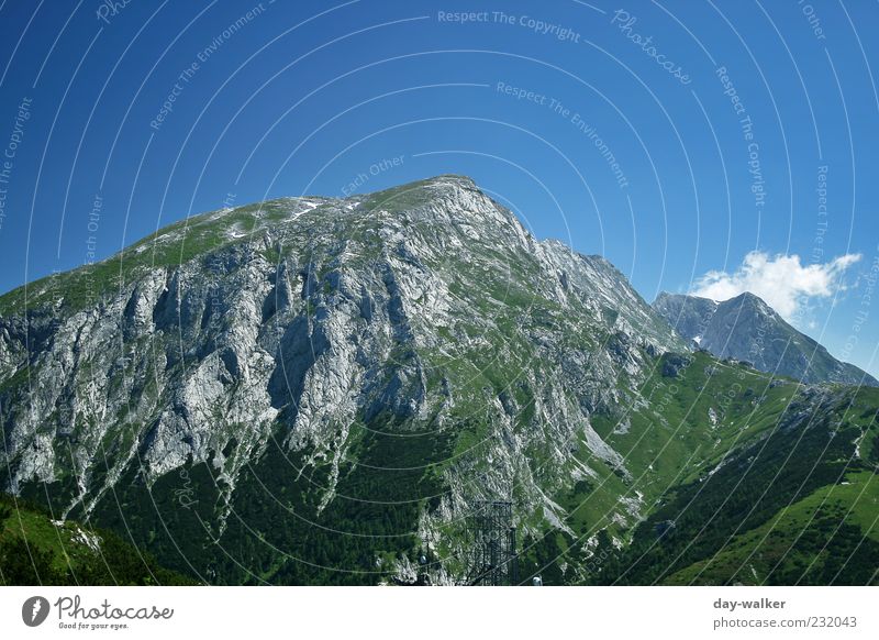 200 The High Board. Nature Landscape Earth Air Sky Clouds Summer Beautiful weather Alps Mountain Peak Tall Blue Green White High board Berchdesgarden