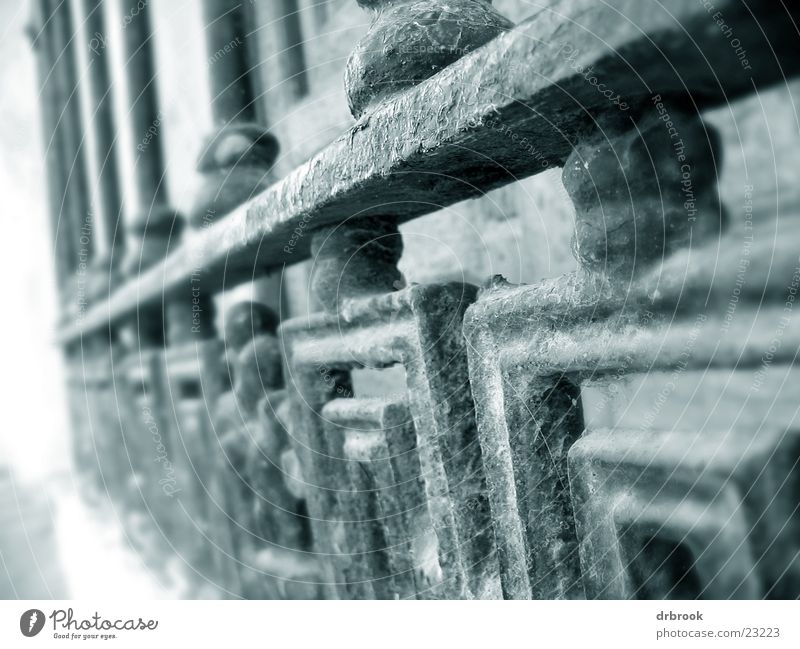 window grille Window Grating Curlicue Spain Vacation & Travel Architecture Metal cassares Detail Black & white photo