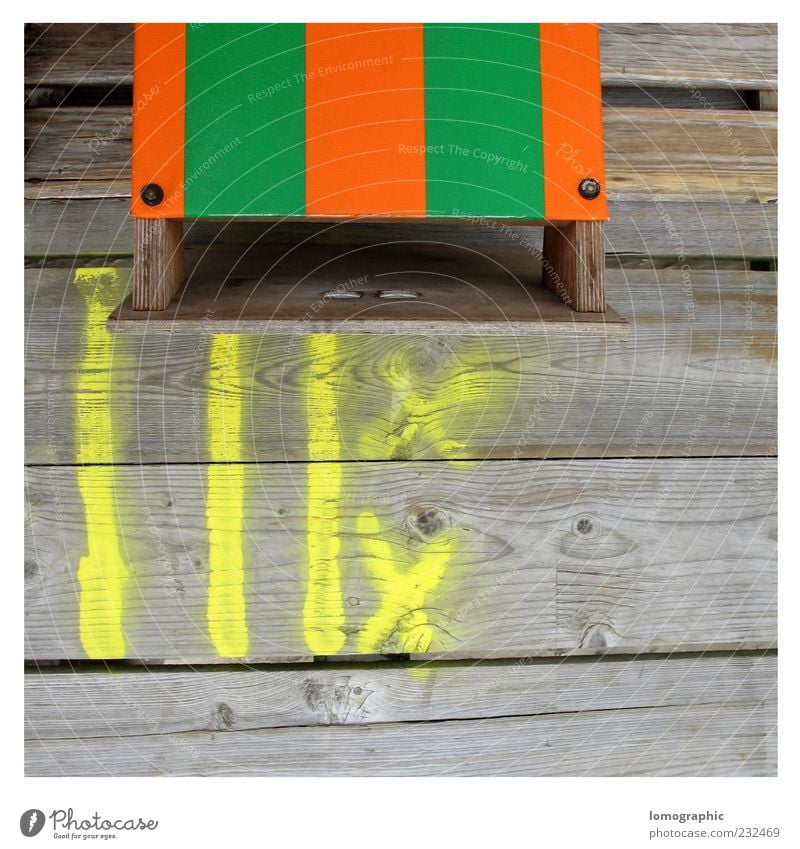 beach chair border Freedom Summer Environment Spring Weather Calm St. Peter-Ording North Frisland Beach chair Relaxation Colour photo Exterior shot Experimental