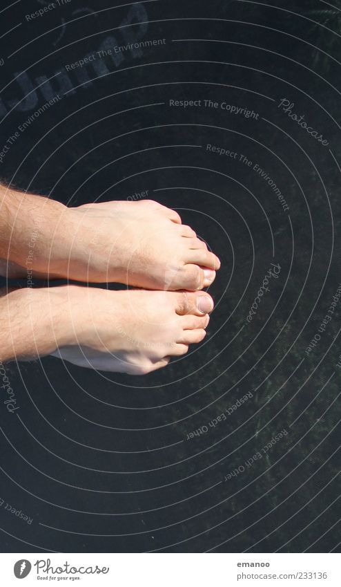 jump Leisure and hobbies Human being Feet 1 Movement Jump Tall Black Power Trampoline Gymnastics Toes Above Hop Colour photo Exterior shot Close-up Detail