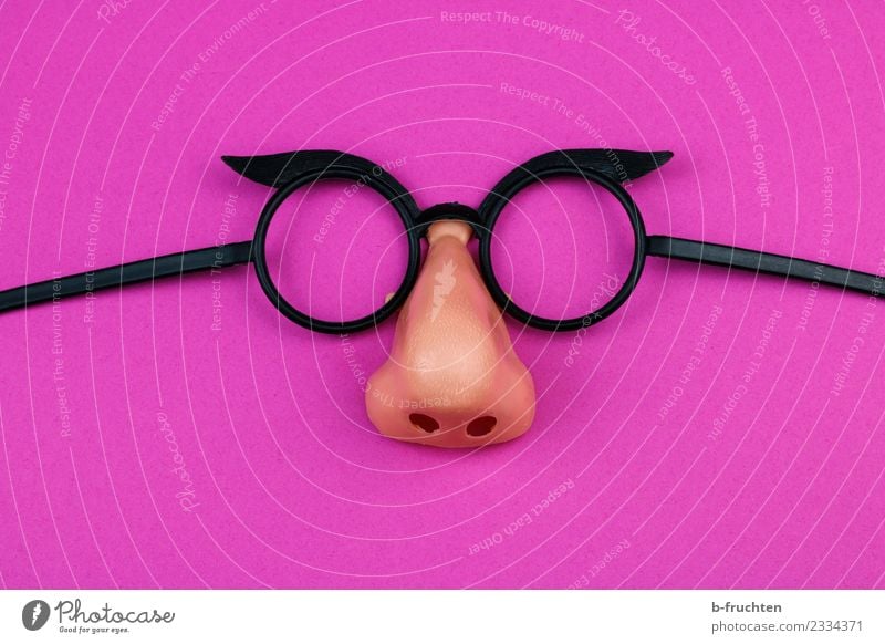 carnival spectacles Feasts & Celebrations Carnival Nose Mask Eyeglasses Observe Communicate Crazy Pink Joy Irritation Change Carneval glasses Hide Anonymous