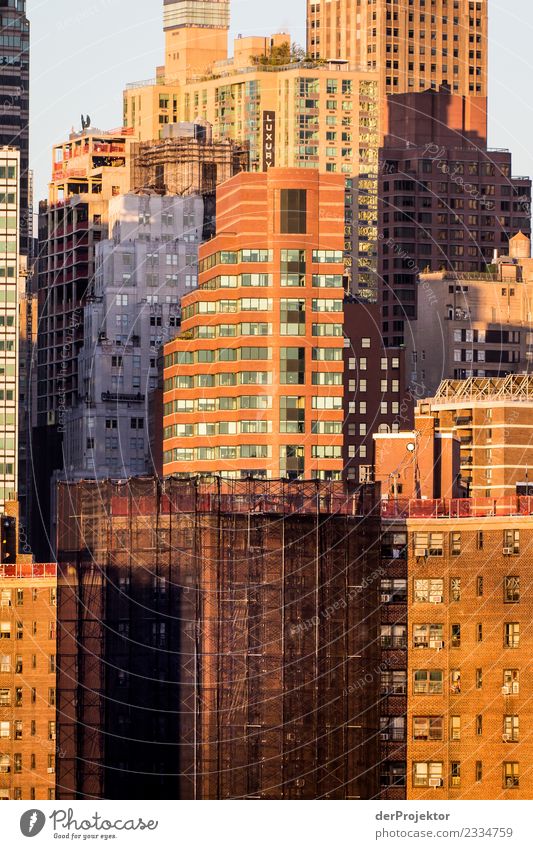 High up in New York Central perspective Deep depth of field Sunlight Reflection Contrast Shadow Light Day Copy Space middle Copy Space right Copy Space left