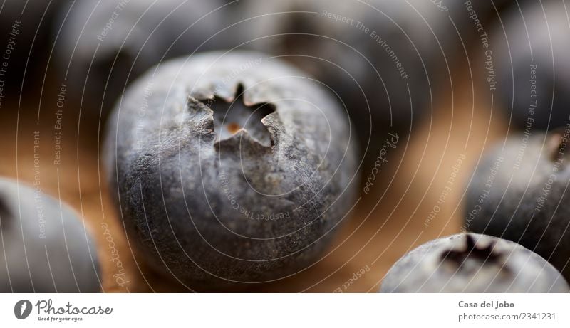 close up of blueberry on vintage, wooden table Fruit Dessert Nutrition Eating Breakfast Vegetarian diet Diet Juice Summer Table Group Nature Wild plant Wood