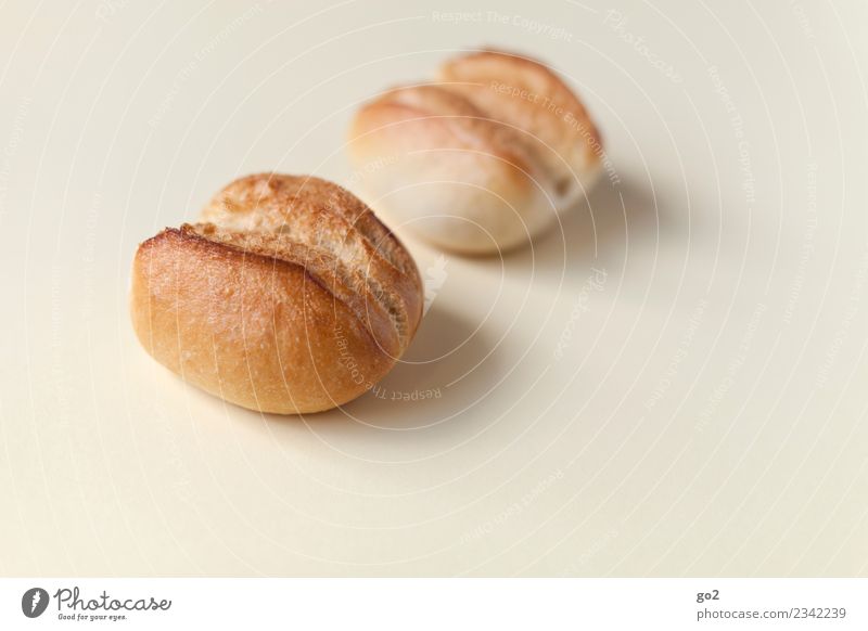 buns Food Roll Nutrition Eating Breakfast Diet Esthetic Simple Delicious Brown Modest Refrain Thrifty Colour photo Interior shot Studio shot Close-up Deserted