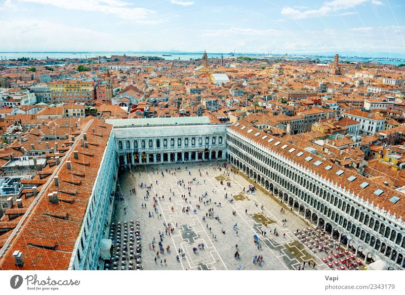 San Marco square from bell tower in Venice Leisure and hobbies Vacation & Travel Tourism Trip Adventure Far-off places Freedom Sightseeing City trip Summer