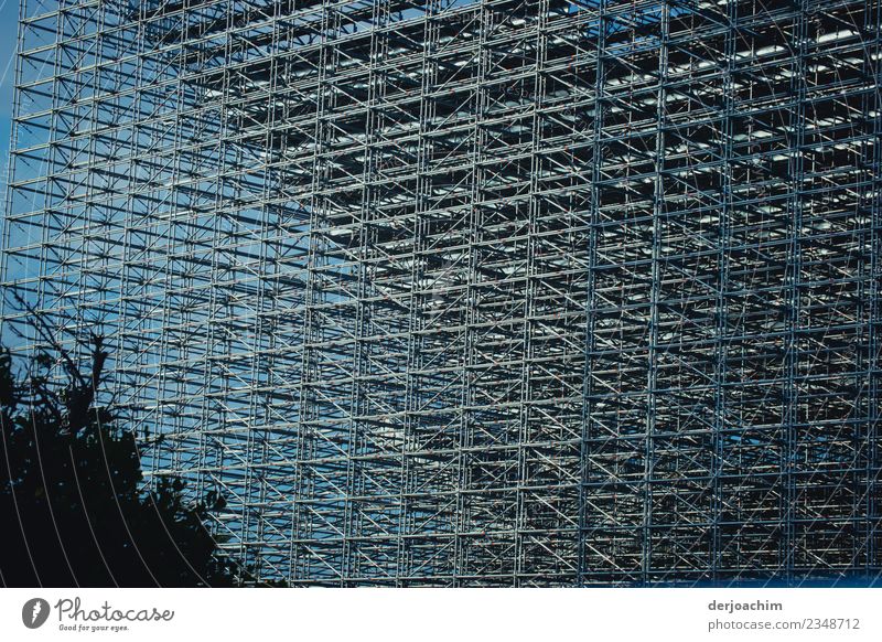 Lattice wall of a grandstand from behind for the Commonwealth Games on the Gold Coast 2018 in Quennsland - Australia Design Trip Stands Sporting Complex