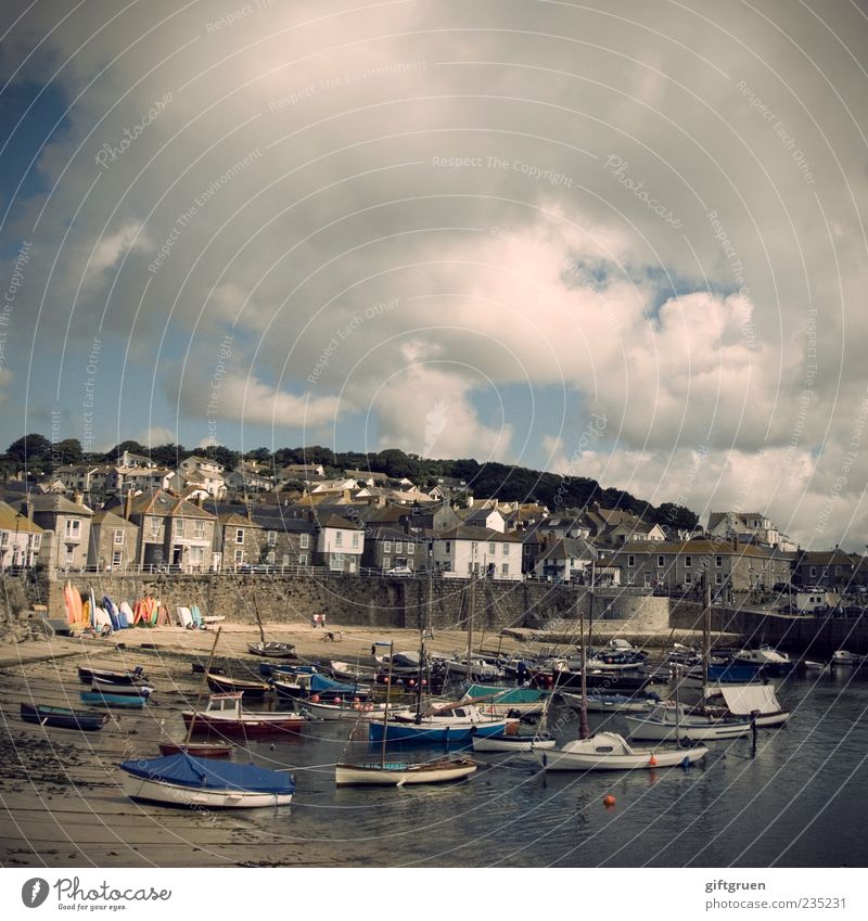 mousehole Environment Nature Landscape Elements Sand Water Sky Clouds Summer Coast Beach Bay Ocean Island Village Fishing village Downtown