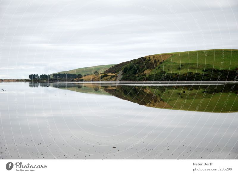 Mirrow Lake 2 Environment Nature Landscape Water Sky Meadow Forest Hill Coast Lakeside Blue Green Contentment Equal Colour photo Exterior shot Deserted Day