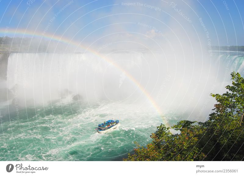 Maid of the Mist Niagara Cases IV Vacation & Travel Tourism Adventure Sightseeing Cruise Environment Nature Water River Waterfall Niagara Falls (USA)