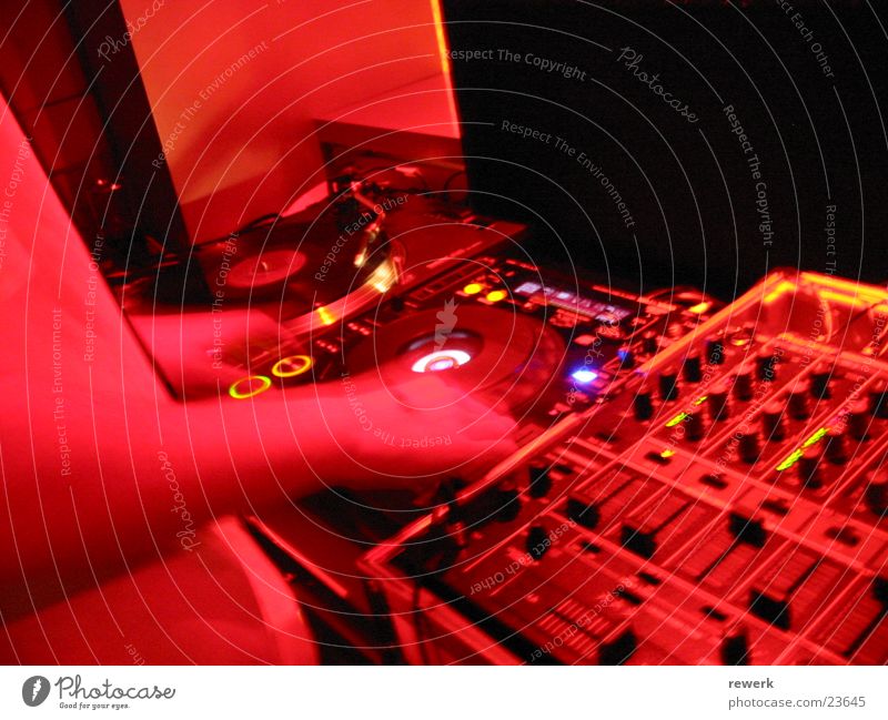 dj@work Disc jockey Club Going Party Record Dark Harmonious Photographic technology CD