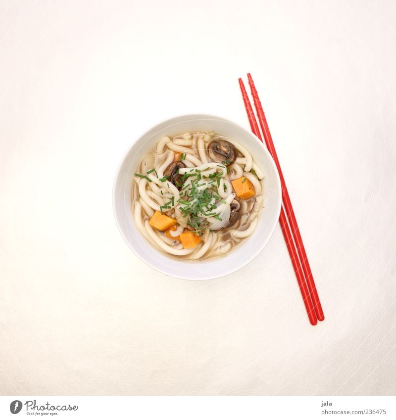 kake udon Food Vegetable Soup Stew Noodles Udon Nutrition Lunch Vegetarian diet Japanese japanese cuisine Bowl Chopstick Exotic Delicious Appetite Colour photo