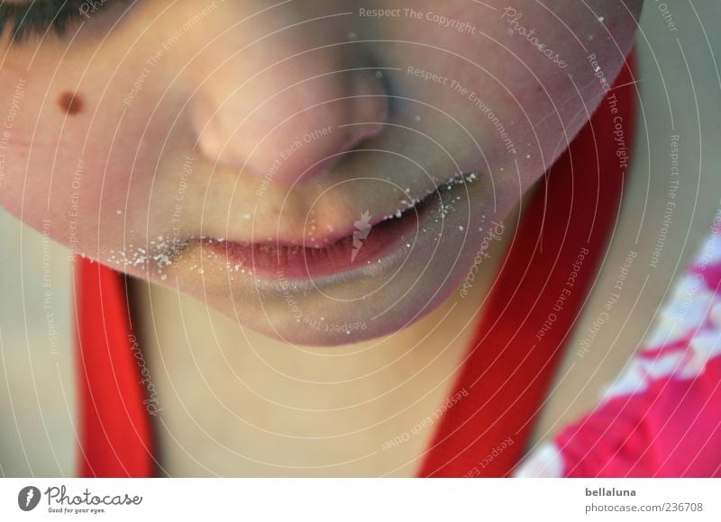 sweet tooth Human being Child Girl Infancy Life Head Face Eyes Nose Mouth Lips 1 Beautiful Tenerife Dream Colour photo Multicoloured Exterior shot Close-up