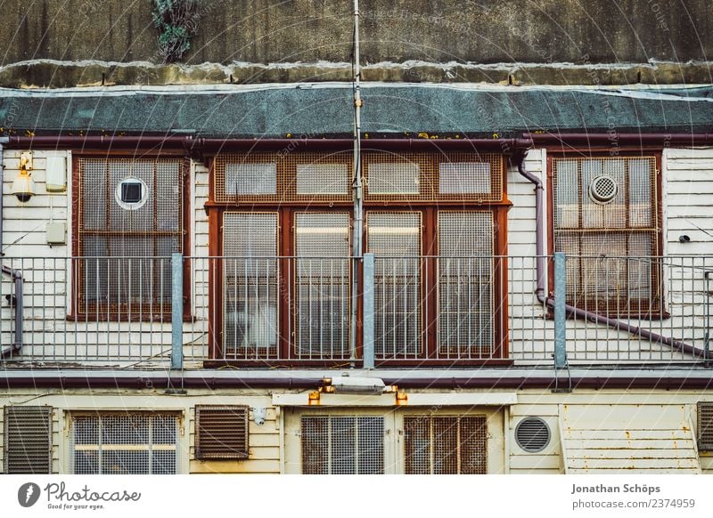 Facade at the beach promenade, Brighton Beach House (Residential Structure) Industry Small Town Outskirts Populated Hut Manmade structures Building Architecture