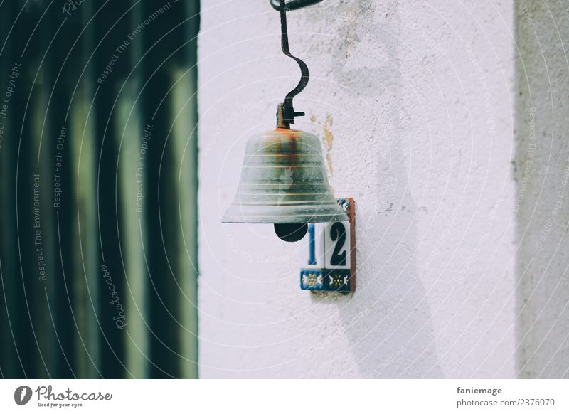 cloche Stone Old Bell Mediterranean Mediterranean sea Marseille Wall (building) Decoration Colour photo