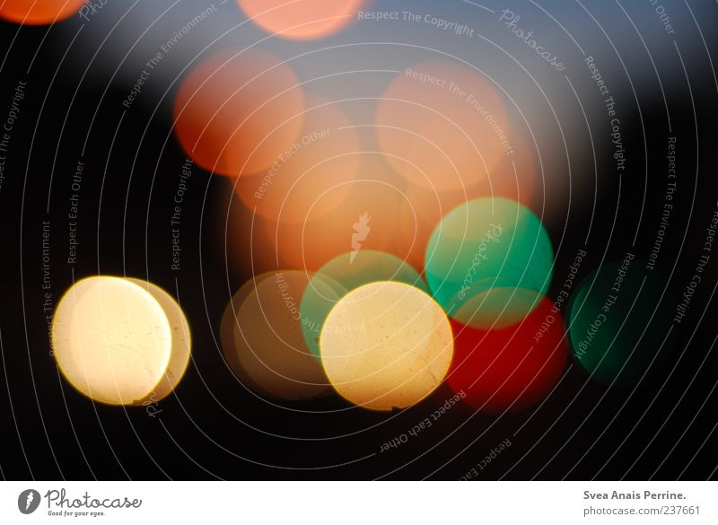 Sunset. Point of light Illuminate Light Lighting effect Colour photo Multicoloured Exterior shot Deserted Artificial light Reflection Light (Natural Phenomenon)