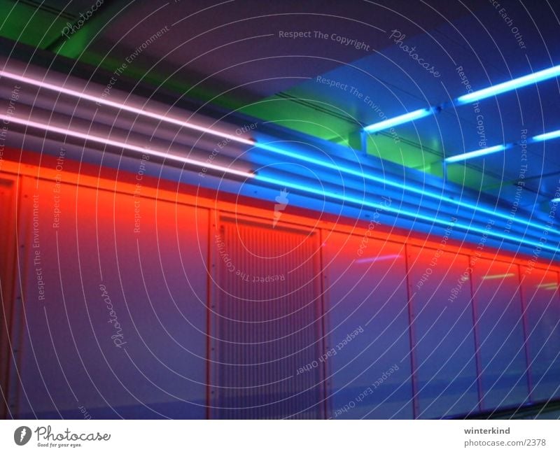 Munich Airport Tunnel Light Aviation Colour