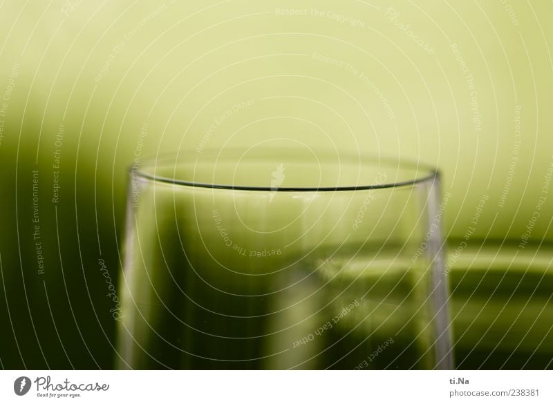 at the double Beverage Sparkling wine Prosecco Champagne Glass Champagne glass Colour photo Close-up Detail Shallow depth of field Reflection Round Corner