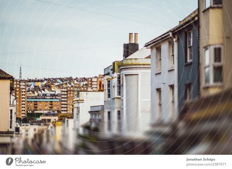 British architecture, Brighton, England Small Town House (Residential Structure) Detached house Building Architecture Facade Balcony Terrace Window Contentment