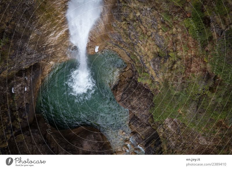 Fish food | Intermediate storage Environment Nature Landscape Elements Water Rock Canyon Waterfall Beginning Idyll Climate Sustainability Vacation & Travel