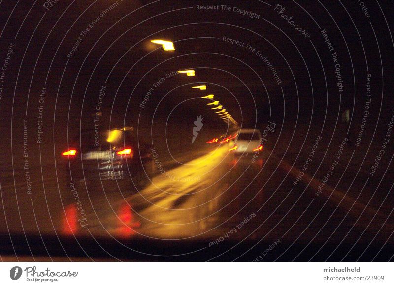 Hamburg@night Night Light Mobility Route to the airport Reflection In transit Long exposure Asphalt Transport Rain Street Movement Bridge Blur Water