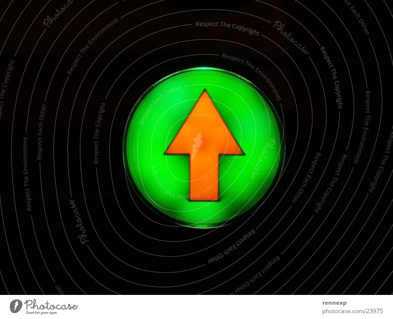 /\ Up Please /\ Lettering Pictogram Light Lamp Forwards Direction Neon sign Action Escalator Signage Macro (Extreme close-up) Close-up Arrow Upward Road marking