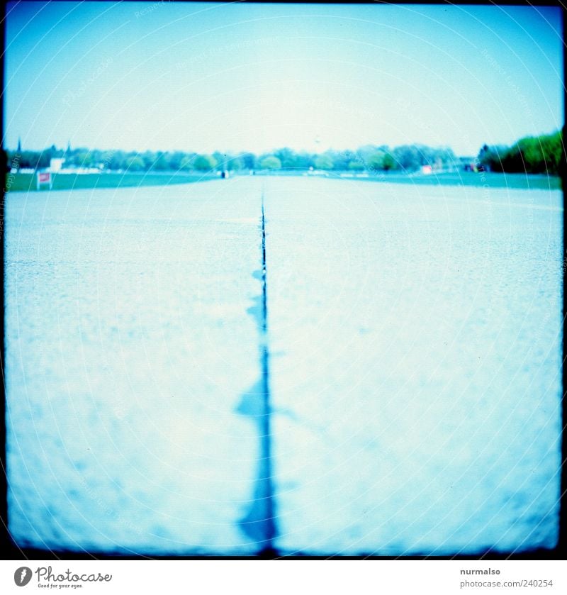 runway Vacation & Travel Tourism Trip Deserted Tourist Attraction Airport Airfield Runway Old Esthetic Authentic Lomography Light Contrast High-key