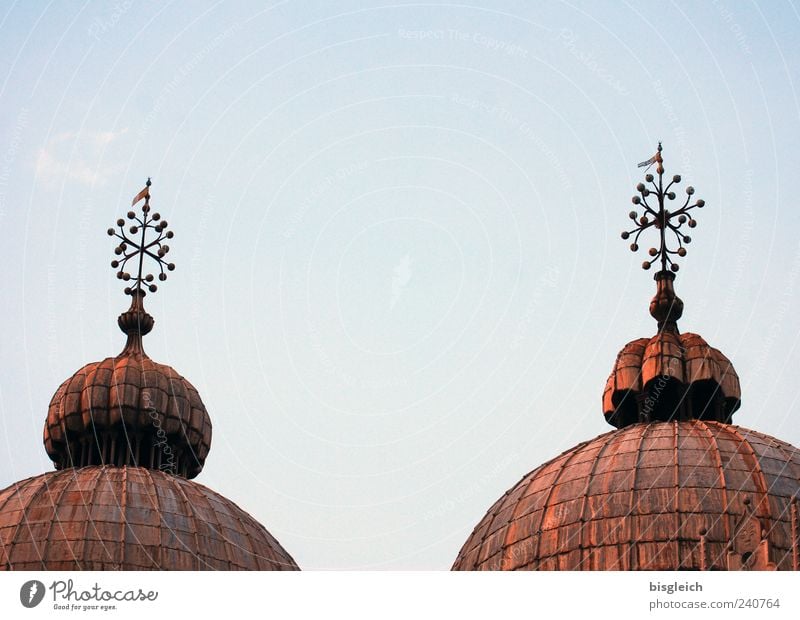 Basilica di San Marco / Venice II Italy Europe Port City Downtown Old town Church Dome Roof Domed roof Tourist Attraction Basilica of San Marco