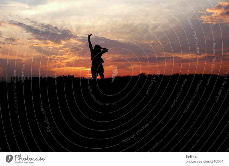 pure life 1 Human being Beach Jump Dance Free Happiness Joy Contentment Joie de vivre (Vitality) Enthusiasm Euphoria Power Movement Freedom Colour photo