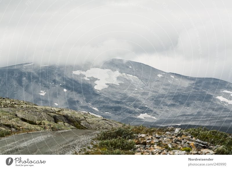 Sort important items Mountain Nature Landscape Elements Clouds Weather Bad weather Fog Rock Peak Street Lanes & trails Pass Norway Fjeld Gravel road