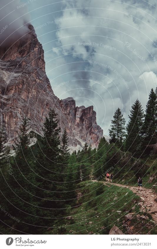 Dolomites northern Italy Winter Mountain Landscape Sky Clouds Weather Lake Horizon Vantage point northern italy trentino alto adige alpine lakes alpine morning