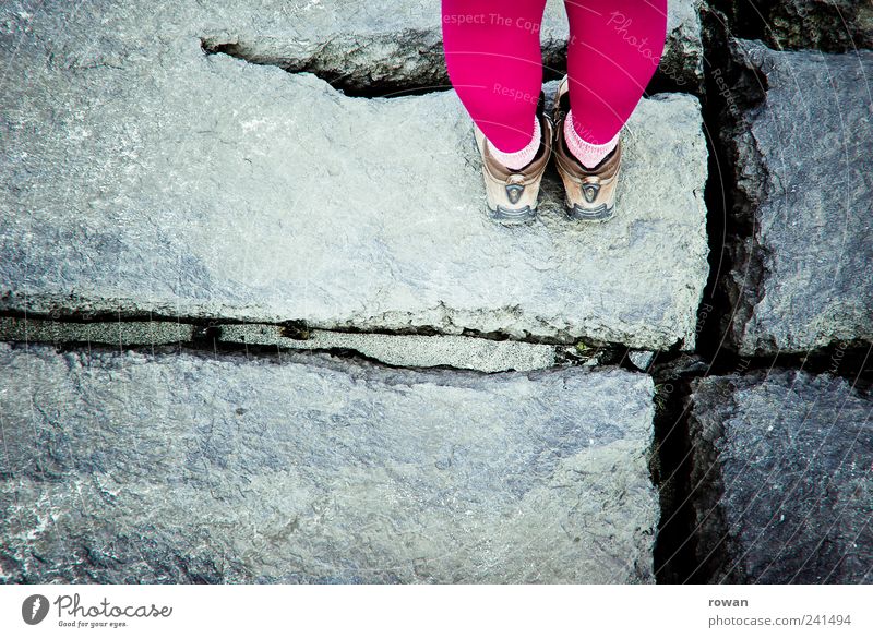 __=|= Human being Legs Feet 1 Earth Rock Mountain Gray Violet Pink Graphic Line Structures and shapes Stand Hiking Mountaineering Footwear Stone Stony