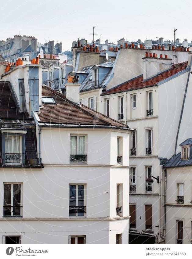 Paris Old Deserted Building French France House (Residential Structure) Apartment Building Montmartre