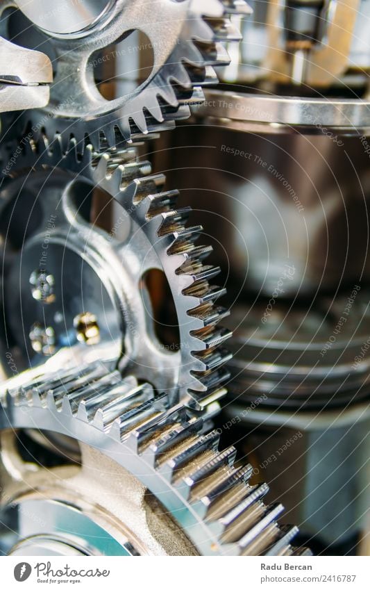 Cogs, Gears and Wheels Inside Truck Diesel Engine Design Work and employment Factory Industry Machinery Engines Technology Vehicle Car Metal Steel Movement