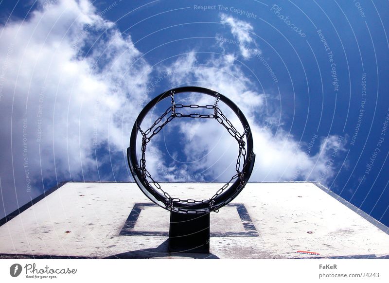 basketball weather Clouds Basket Leisure and hobbies Weather Sun Basketball Net Throw