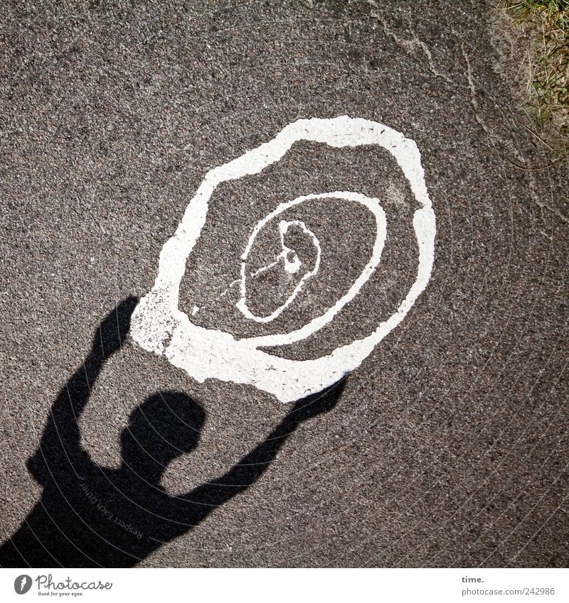 Preparing For Using The Brain Kitchen Arm Art Grass Street Colour Drawing Dye Cycle path Asphalt Curve Circle Roadside Colour photo Shadow Bird's-eye view