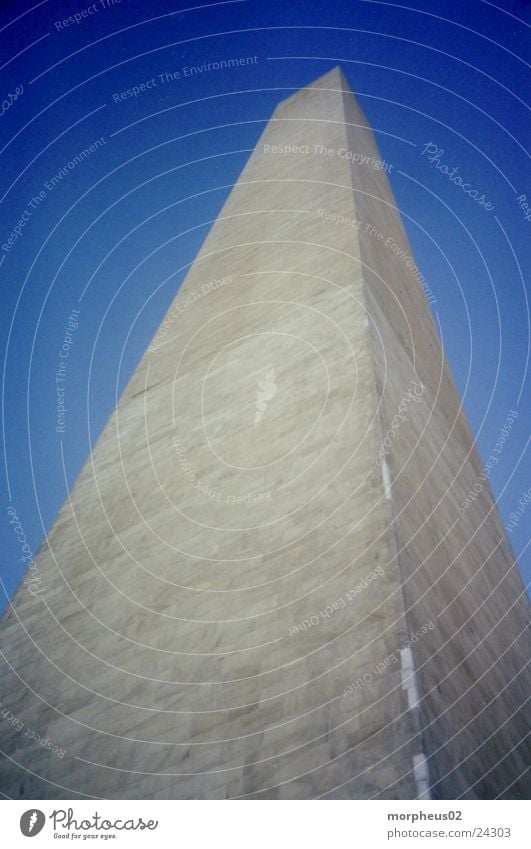 Washington Monument II Washington DC Americas Large Might Tower Column Architecture Tourist Attraction Landmark Famous building Famousness Upward Skyward