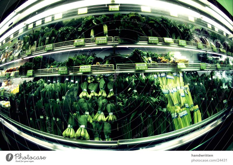 vegetarian Green Vegetarian diet Nutrition Fisheye Wide angle Supermarket Cold Healthy Vegetable