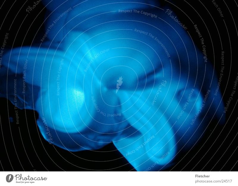 foam2 Foam Dark Pattern Strange Soft Photographic technology Bright Blue Structures and shapes