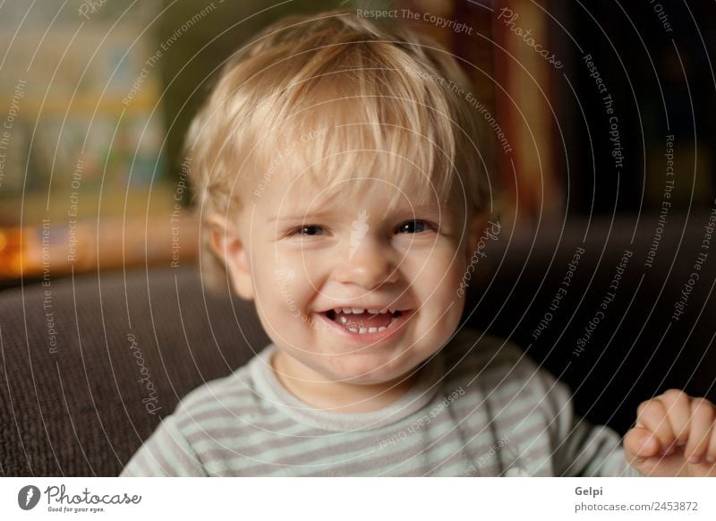 Adorable baby with one year old wearing pijama at home Joy Happy Beautiful Life Playing Living room Child Baby Toddler Boy (child) Family & Relations Infancy