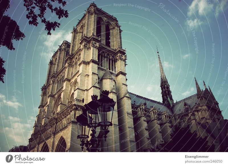 Notre Dame Paris France Manmade structures Architecture Church Tourist Attraction Esthetic Elegant Mysterious Belief Religion and faith Culture Nostalgia