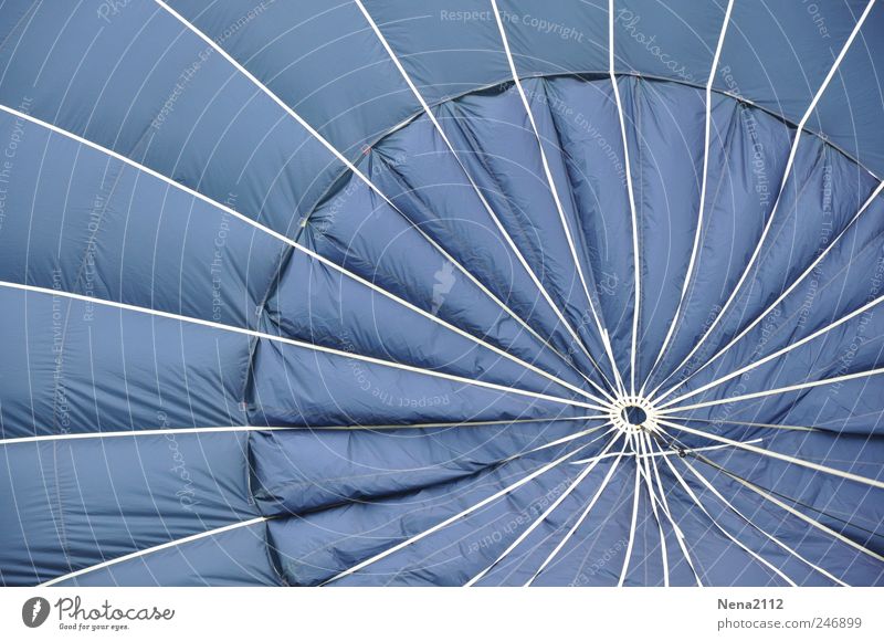 the blue one... Leisure and hobbies Freedom Means of transport Aviation Hot Air Balloon Flying Round Blue White Joy Cloth Star (Symbol) Circle Wind Hover Airy