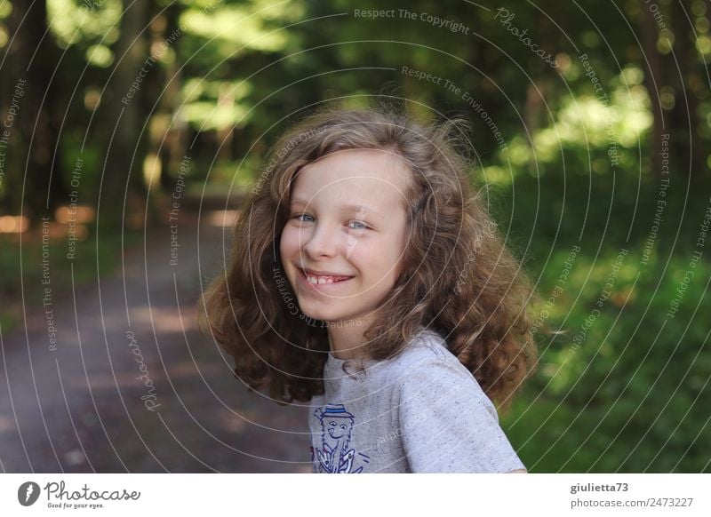 Lifestyle | Happy, laughing boy, cool & maladjusted Boy (child) Infancy Hair and hairstyles Teeth 1 Human being 8 - 13 years Child Park Forest Blonde