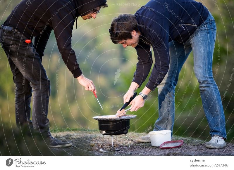 The barbecue professionals: Standing his ground Lifestyle Leisure and hobbies Trip Adventure Far-off places Freedom Human being Man Adults 2 18 - 30 years