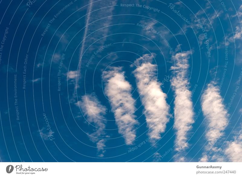 cloud formation Summer Nature Air Sky Sky only Clouds Beautiful weather Gigantic Soft Blue White Moody Joy Joie de vivre (Vitality) Spring fever Esthetic Ease