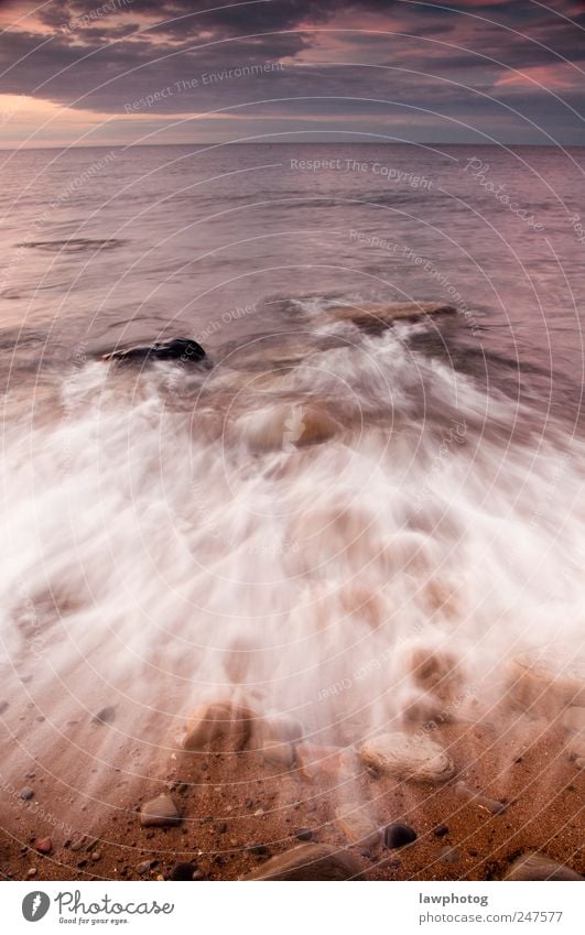 waves @ st mary's island Nature Landscape Sand Water Sunrise Sunset Beautiful weather Rock Waves Coast Beach Island Moody Colour photo Exterior shot Detail